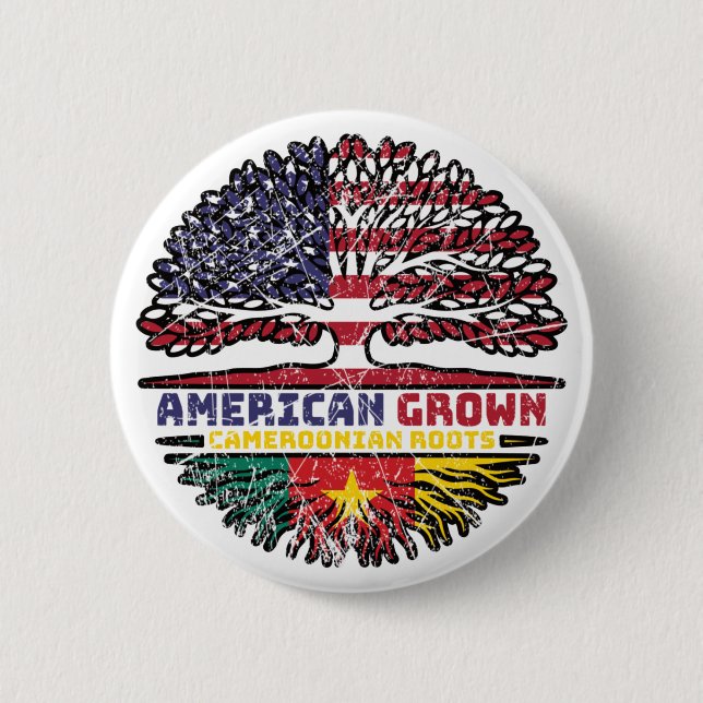 Kamerun Kamerun Kamerunische USA USA Vereinigte St Button (Vorderseite)
