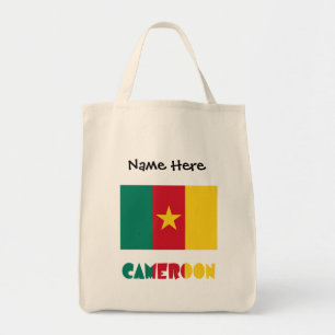 Kamerun Kamerunische Flagge Schwarz Personalisieru Tragetasche