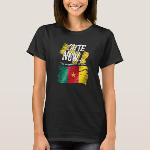 Kamerun Kamerunische Flagge stolz Niedlich bis Mel T-Shirt