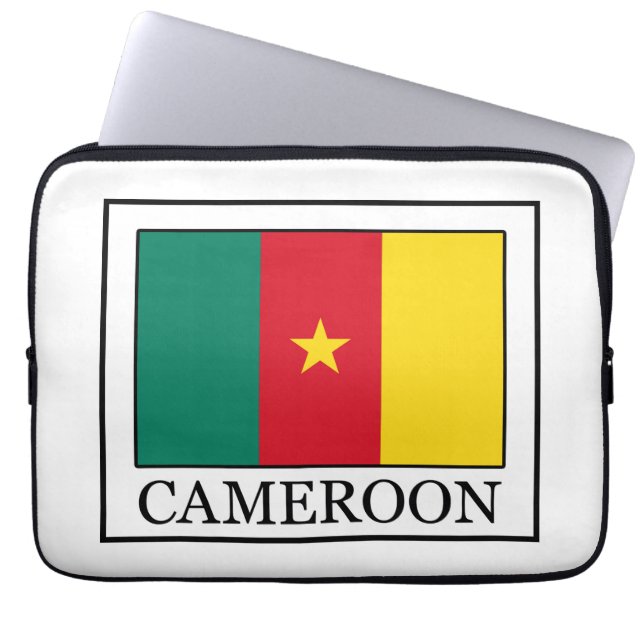 Kamerun Laptopschutzhülle (Vorderseite)
