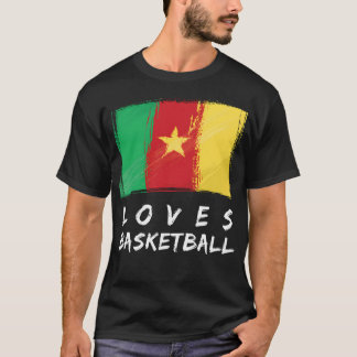 Kamerun Lieben Basketball T-Shirt