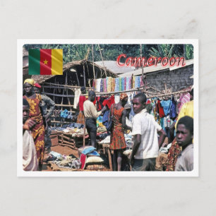 Kamerun - Markt - Postkarte