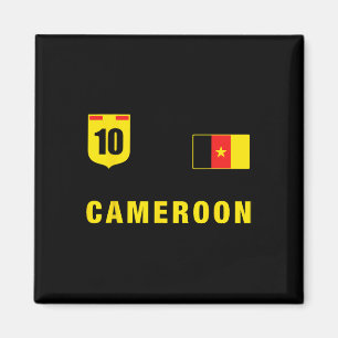 Kamerun Outfit Grün Kamerun Bekleidung Design Männ Magnet
