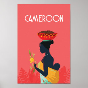 Kamerun Reiseplakat Afrika Poster