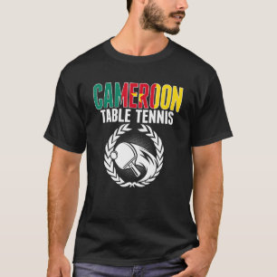 Kamerun Tischtennis   Kamerunischer Ping Pong Supp T-Shirt