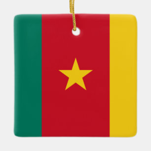 Kamerunaflagge Keramikornament