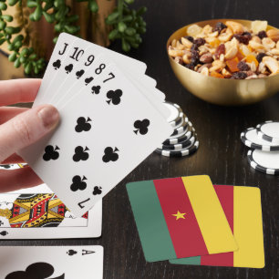 Kamerunaflagge Spielkarten