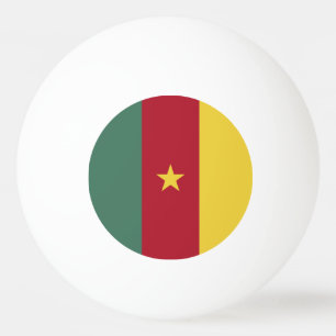 Kamerunaflagge Tischtennisball