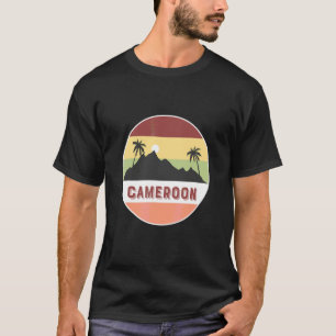 Kamerunberg und Palmen T-Shirt
