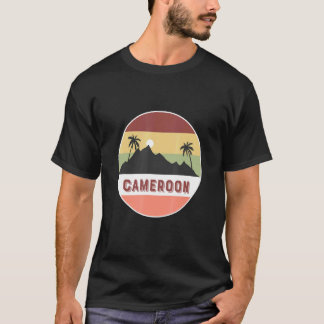 Kameruner Berg und Palmen T-Shirt