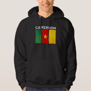 Kameruner Flagge - Vintage Flagge Kameruns Hoodie