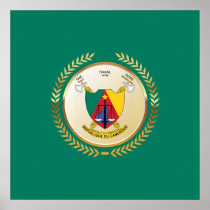 Kameruner Wappen Poster