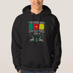 Kamerunische Flagge Kamerunischer Weihnachtssüßer Hoodie
