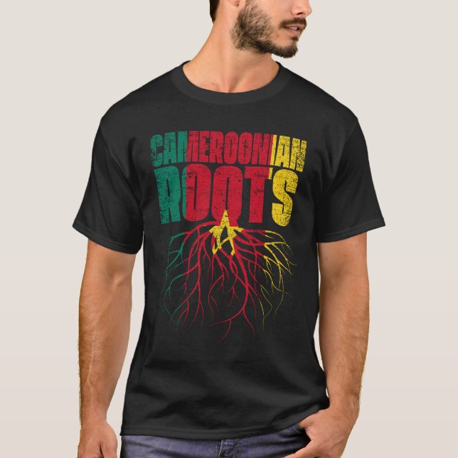 Kamerunische Roots-Kameruner Heritage T-Shirt (Vorderseite)