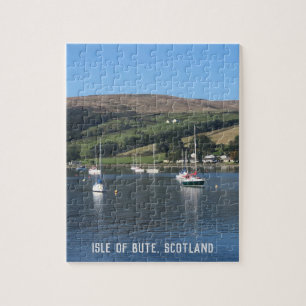 Kames Bay, Insel Bute, Schottland Puzzle