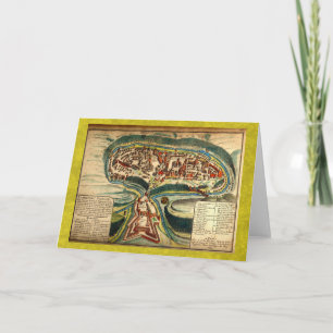 Kamianets Podilskyi Map 1691 Karte