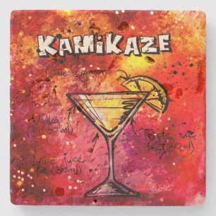 Kamikaze Barkeeper Drink Rezept Steinuntersetzer