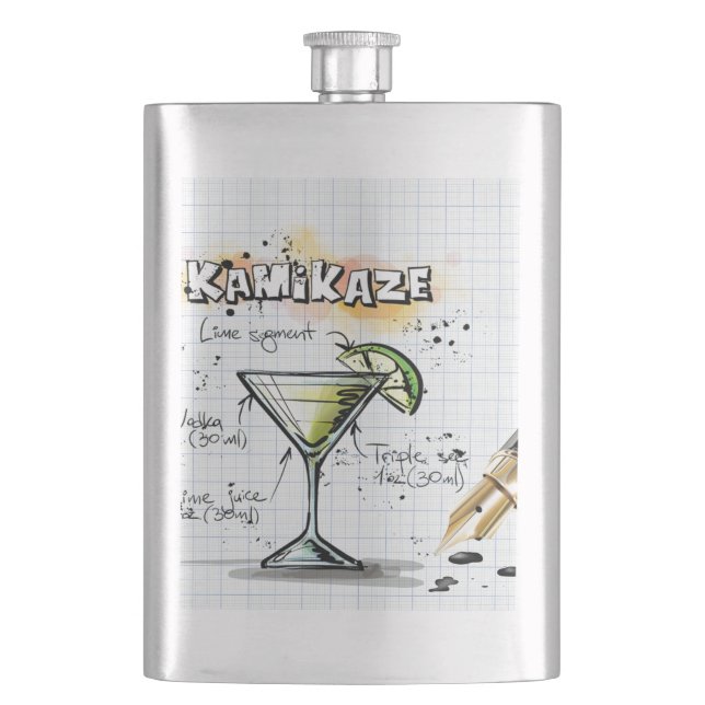 Kamikaze Flachmann (Vorderseite)