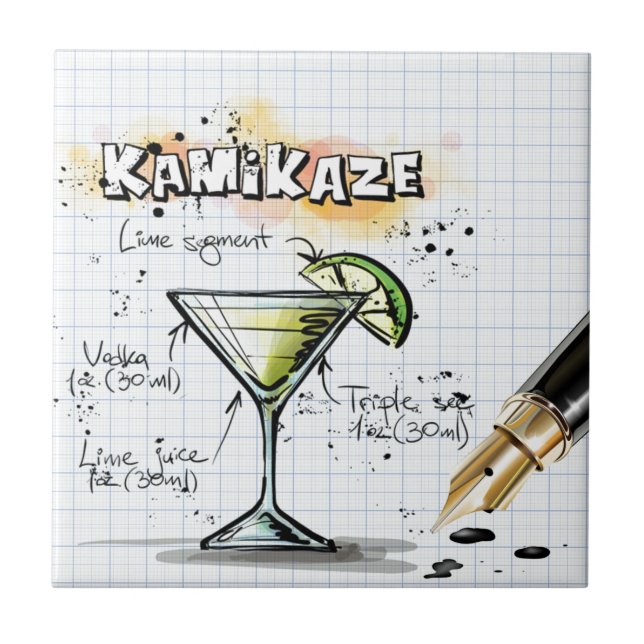 Kamikaze Fliese (Vorderseite)
