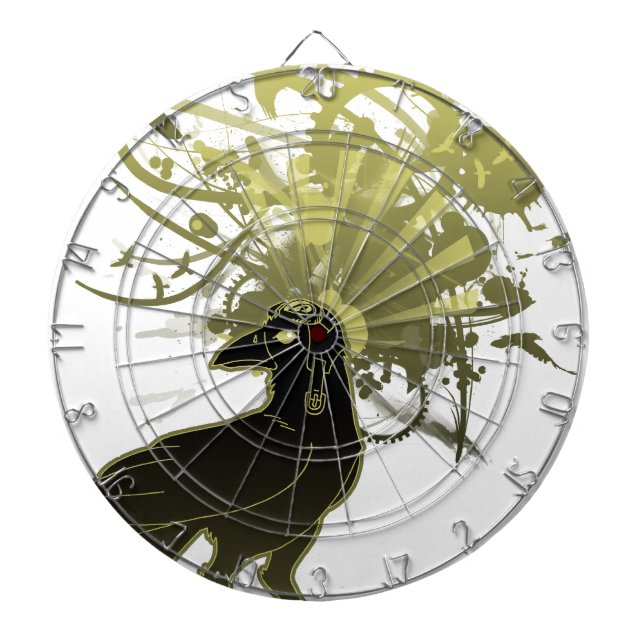 Kamikaze-Rabe Dartscheibe (vorne)