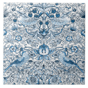 Kamikazinien mit Fliesen in William Morris Design 