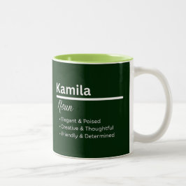 Kamila Personalisierter Name Kaffeetasse