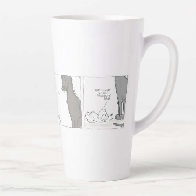 Kamille Möglichkeit Comic-Strip Milchtasse (Rechts)