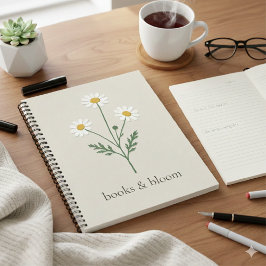 Kamillenstiel - Sanfte Creme Notizbuch