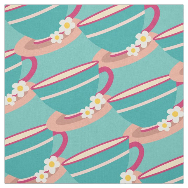 Kamillentee für Teeliebhaber Stoff (Muster)