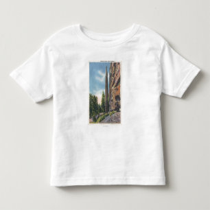 Kamin-Felsen auf Cody Landstraße, Montana-Ansicht Kleinkind T-shirt