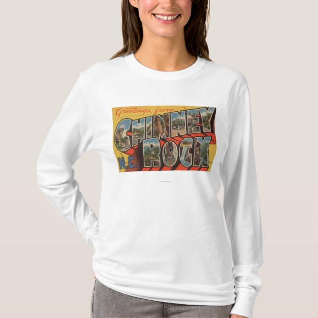 Kamin-Felsen, North Carolina T-Shirt (Vorderseite)