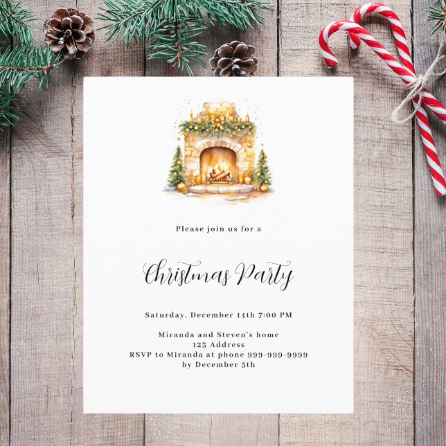 Kamin gemütliche Zuhause Baum Budget Weihnachts-Pa (Von Creator hochgeladen)