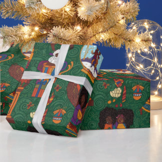 Kamin Geschenkpapier