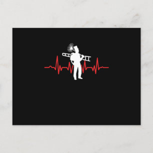 Kamin Ofen Schornsteinfeger Roter Herzschlag Postkarte