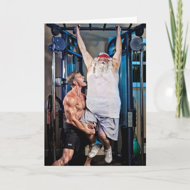 Kamin-Training Feiertagskarte (Vorderseite)