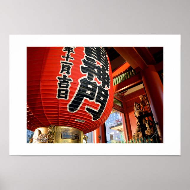 Kaminarimon: Senso-ji, Tokio Poster (Vorne)