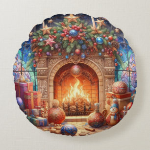 Kaminkissen Rundes Kissen