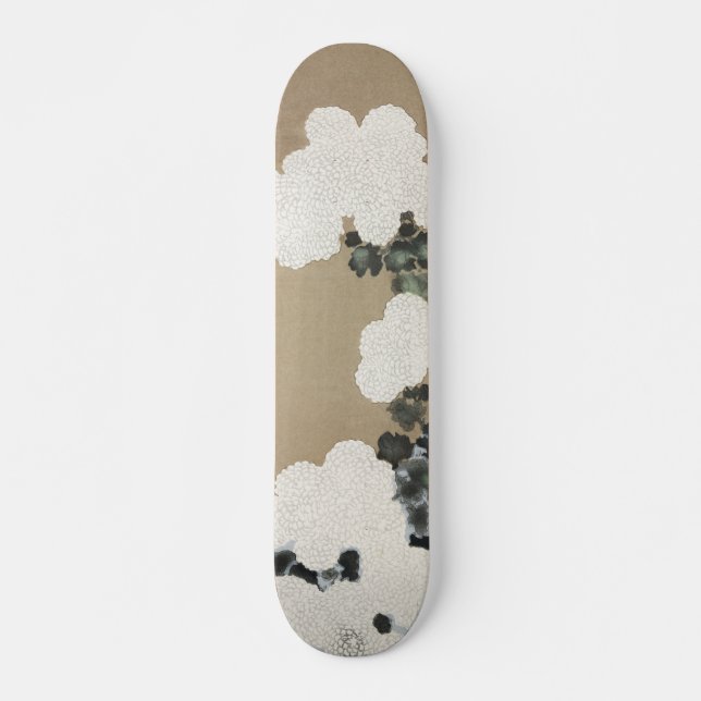 Kamisaka Sekka japan traditionelle Malkunst Vint Skateboard (Vorne)