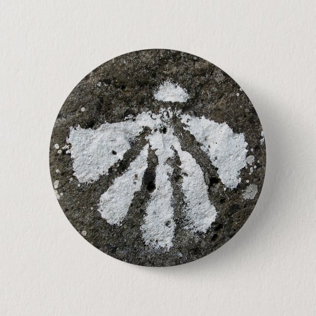 Kamm-Muschel-Muschel-Knopf Button (Vorderseite)