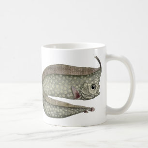 Kamm-Schwertfisch Fisch, Vintage Meeresleben Tasse