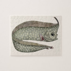 Kamm-Schwertfisch, Vintage Meeresleben Puzzle