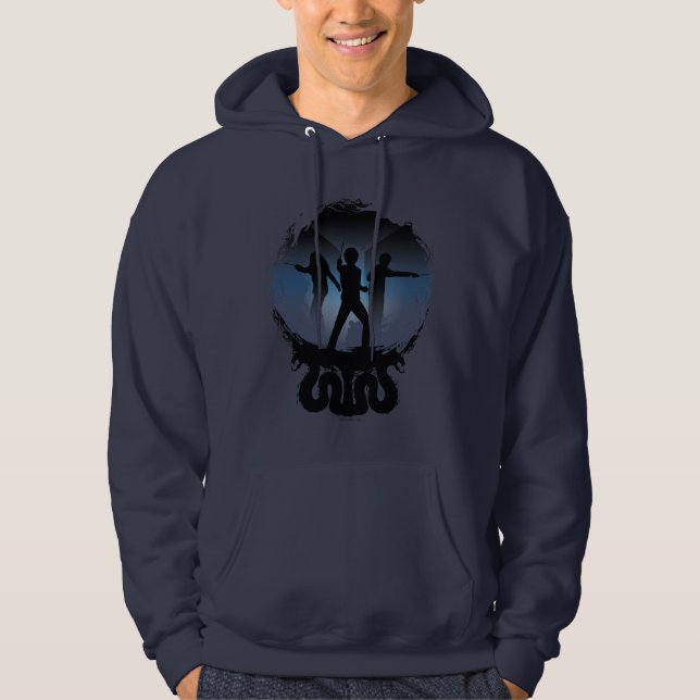 Kammer Harry Potter | der Geheimnis-Silhouette Hoodie (Vorderseite)