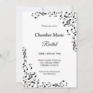 Kammerkonzert Klassische Musik Einladung