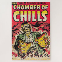 Kammern des Schauderns Vintage-Comic-Thrills