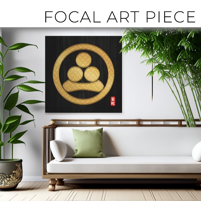 Kamon WATANABE Familienwappen Leinwand (Von Creator hochgeladen)