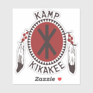 Kamp Kikakee Ernest geht zum Camp inspirierter Auf Aufkleber