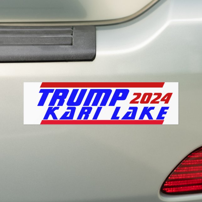 Kampagne 2024 Abstimmung zwischen Präsident TRUMP  Autoaufkleber (Auf Auto)