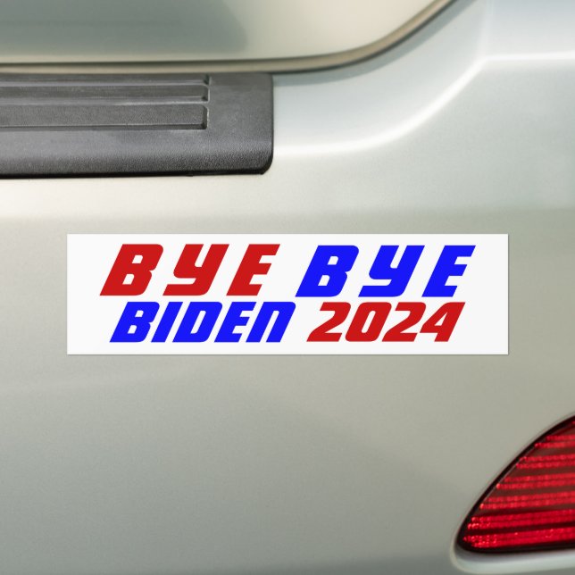 Kampagne 2024 Bye Bye President Joe BIDEN Rettete  Autoaufkleber (Auf Auto)