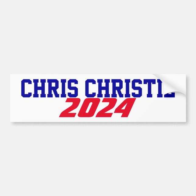 Kampagne 2024 Chris Christie, Kandidat: Präsident Autoaufkleber (Vorne)