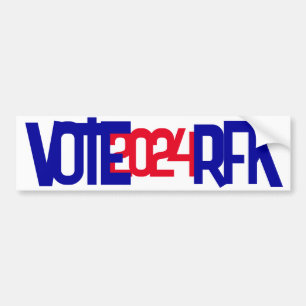 Kampagne 2024 Robert Kennedy Jr RFK Präsident Bump Autoaufkleber